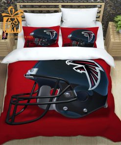 Atlanta Falcons Bed Set NFL Set, Custom Cute Bed Sets with Name & Number, Atlanta Falcons Gifts 1