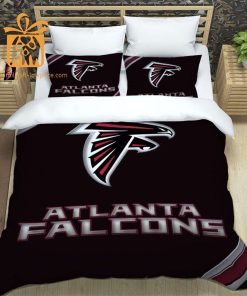 Atlanta Falcons Bed Set NFL Set, Custom Cute Bed Sets with Name & Number, Atlanta Falcons Gifts 4