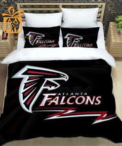 Atlanta Falcons Bed Set NFL Set, Custom Cute Bed Sets with Name & Number, Atlanta Falcons Gifts 5