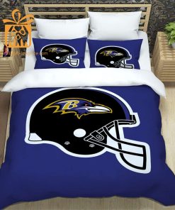 Ravens Bed Set Custom Cute Bed Sets with Name & Number, Baltimore Ravens Gifts 1