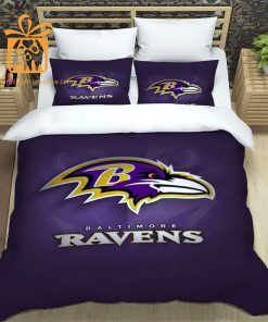 Ravens Bed Set Custom Cute Bed Sets with Name & Number, Baltimore Ravens Gifts 5