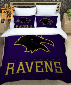 Ravens Bed Set Custom Cute Bed Sets with Name & Number, Baltimore Ravens Gifts 2