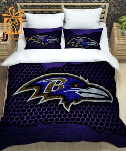 Ravens Bed Set Custom Cute Bed Sets with Name & Number, Baltimore Ravens Gifts 4