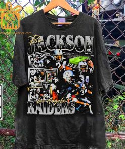 Bo Jackson Retro T Shirt 90s Vintage NFL Shirts Oversized American Football T Shirt