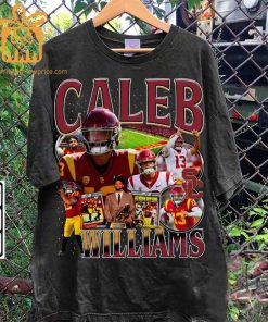 Caleb Williams Retro T-Shirt – 90s Vintage NFL Shirts – Oversized American Football T-Shirt