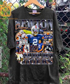 Cam Newton Retro TShirt – 90s Vintage NFL Shirts – Oversized American Football T-Shirt