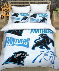 Carolina Panthers Bed Sheets Custom Cute Bed Sets with Name & Number, Carolina Panthers Gifts 4