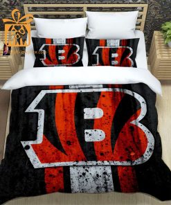 Bengals Bedding Custom Cute Bed Sets with Name & Number, Unique Bengals Gifts 3