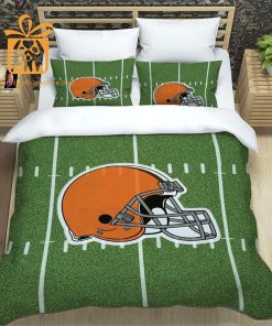 Browns Bedding Custom Cute Bed Sets with Name & Number, Cleveland Browns Gift Ideas 1