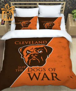 Browns Bedding Custom Cute Bed Sets with Name & Number, Cleveland Browns Gift Ideas 2