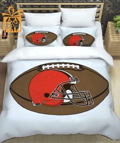Browns Bedding Custom Cute Bed Sets with Name & Number, Cleveland Browns Gift Ideas 4
