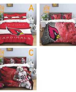 Comfortable Arizona Cardinals Football Bedding Set Soft NFL Bedding Sets for Football Fans 3