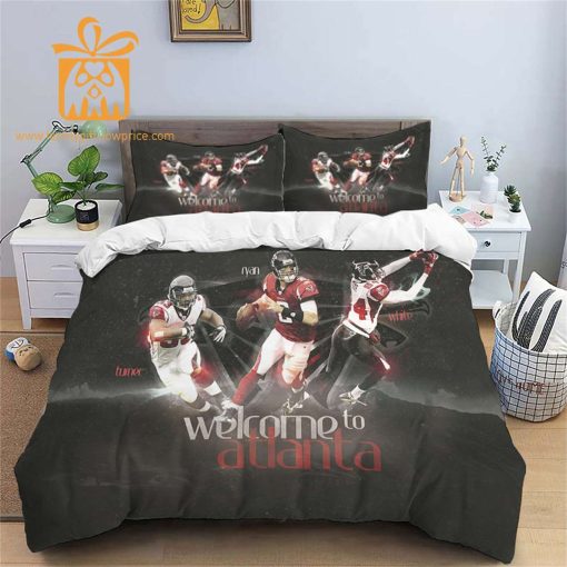 Comfortable Atlanta Falcons Football Bedding Set – Soft NFL Bedding Sets for Football Fans