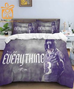 Comfortable Baltimore Ravens Football Bedding Set Soft NFL Bedding Sets for Football Fans 1