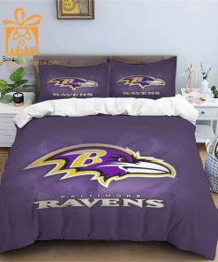 Comfortable Baltimore Ravens Football Bedding Set – Soft NFL Bedding Sets for Football Fans