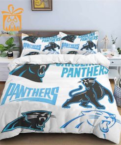 Comfortable Carolina Panthers Football Bedding Set Soft NFL Bedding Sets for Football Fans 2