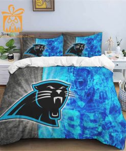 Comfortable Carolina Panthers Football Bedding Set Soft NFL Bedding Sets for Football Fans