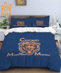 Comfortable Chicago Bears Football Bedding Set Soft NFL Bedding Sets for Football Fans 3