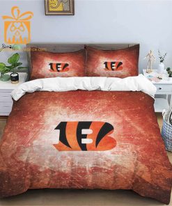 Comfortable Cincinnati Bengals Football Bedding Set – Soft NFL Bedding Sets for Football Fans