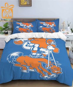 Comfortable Denver Broncos Football Bedding Set Soft NFL Bedding Sets for Football Fans 3