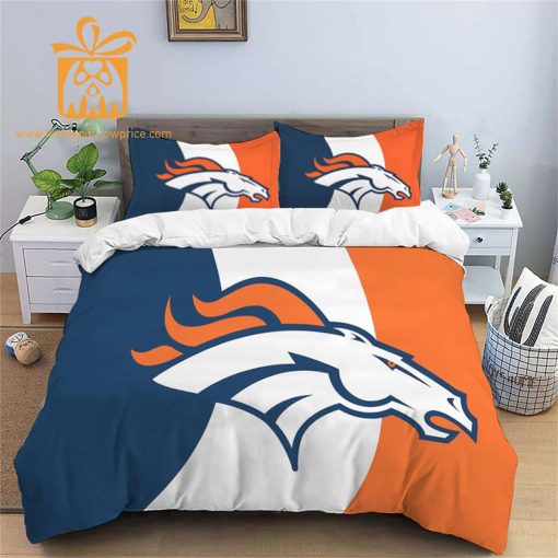 Comfortable Denver Broncos Football Bedding Set – Soft NFL Bedding Sets for Football Fans