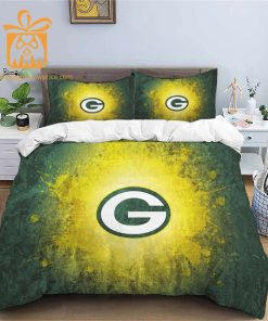 Comfortable Green Bay Packers Football Bedding Set Soft NFL Bedding Sets for Football Fans 2