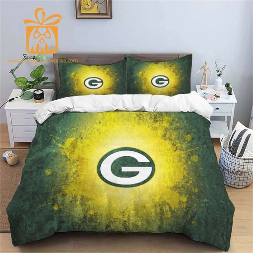 Comfortable Green Bay Packers Football Bedding Set – Soft NFL Bedding Sets for Football Fans