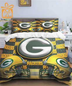 Comfortable Green Bay Packers Football Bedding Set Soft NFL Bedding Sets for Football Fans