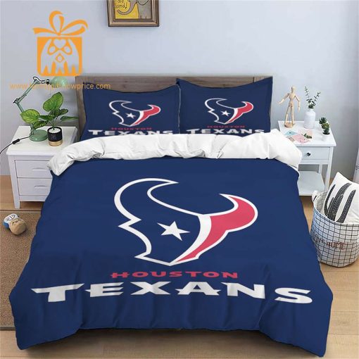 Comfortable Houston Texans Football Bedding Set – Soft NFL Bedding Sets for Football Fans