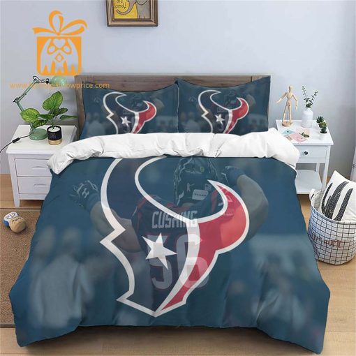 Comfortable Houston Texans Football Bedding Set – Soft NFL Bedding Sets for Football Fans