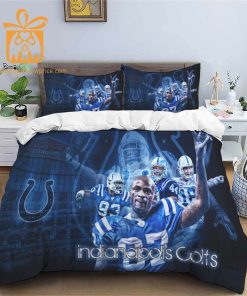 Comfortable Indianapolis Colts Football Bedding Set Soft NFL Bedding Sets for Football Fans 3