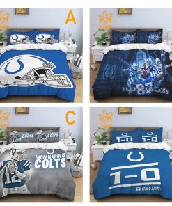 Comfortable Indianapolis Colts Football Bedding Set Soft NFL Bedding Sets for Football Fans 4