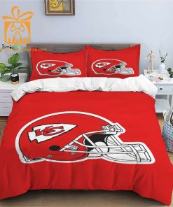 Comfortable Kansas City Chiefs Football Bedding Set Soft NFL Bedding Sets for Football Fans
