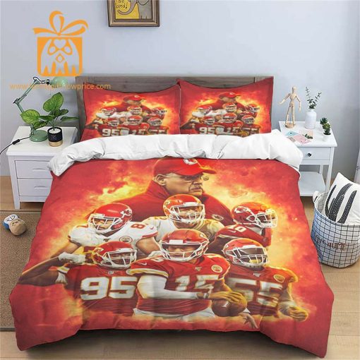 Comfortable Kansas City Chiefs Football Bedding Set – Soft NFL Bedding Sets for Football Fans