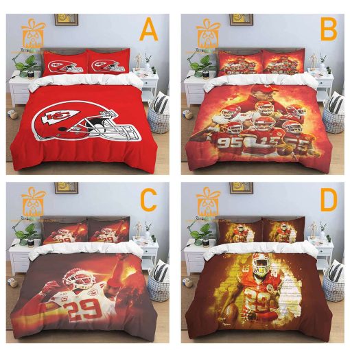 Comfortable Kansas City Chiefs Football Bedding Set – Soft NFL Bedding Sets for Football Fans