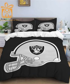 Comfortable Las Vegas Raiders Football Bedding Set Soft NFL Bedding Sets for Football Fans 3