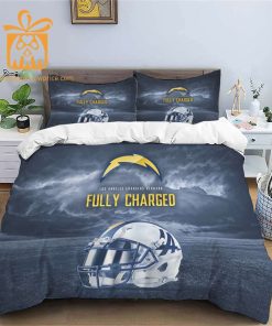 Comfortable Los Angeles Chargers Football Bedding Set Soft NFL Bedding Sets for Football Fans 1