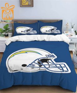 Comfortable Los Angeles Chargers Football Bedding Set Soft NFL Bedding Sets for Football Fans