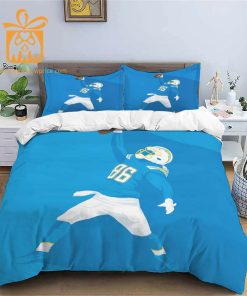 Comfortable Los Angeles Chargers Football Bedding Set Soft NFL Bedding Sets for Football Fans 3