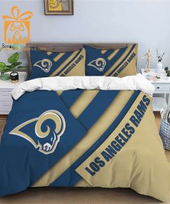 Comfortable Los Angeles Rams Football Bedding Set Soft NFL Bedding Sets for Football Fans