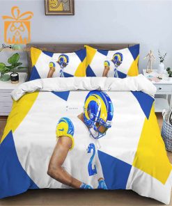 Comfortable Los Angeles Rams Football Bedding Set Soft NFL Bedding Sets for Football Fans 3
