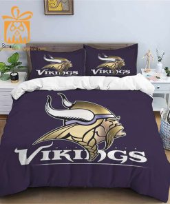 Comfortable Minnesota Vikings Football Bedding Set – Soft NFL Bedding Sets for Football Fans