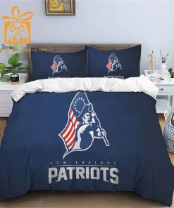 Comfortable New England Patriots Football Bedding Set Soft NFL Bedding Sets for Football Fans 2