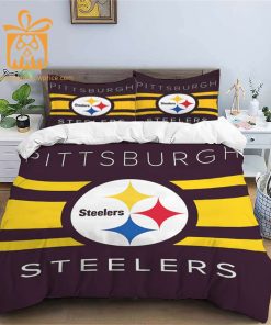 Comfortable Pittsburgh Steelers Football Bedding Set – Soft NFL Bedding Sets for Football Fans