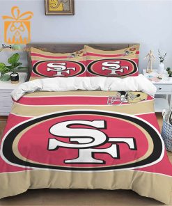 Comfortable San Francisco 49ers Football Bedding Set – Soft NFL Bedding Sets for Football Fans
