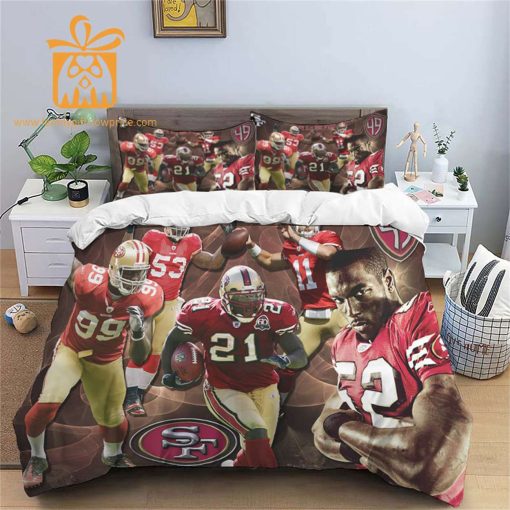 Comfortable San Francisco 49ers Football Bedding Set – Soft NFL Bedding Sets for Football Fans