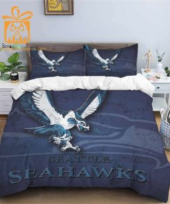 Comfortable Seattle Seahawks Football Bedding Set Soft NFL Bedding Sets for Football Fans 2