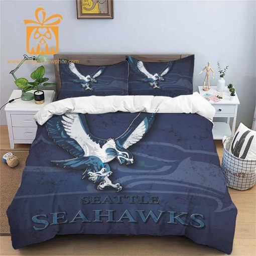 Comfortable Seattle Seahawks Football Bedding Set – Soft NFL Bedding Sets for Football Fans