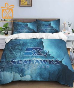 Comfortable Seattle Seahawks Football Bedding Set Soft NFL Bedding Sets for Football Fans 3