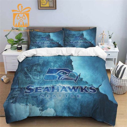 Comfortable Seattle Seahawks Football Bedding Set – Soft NFL Bedding Sets for Football Fans